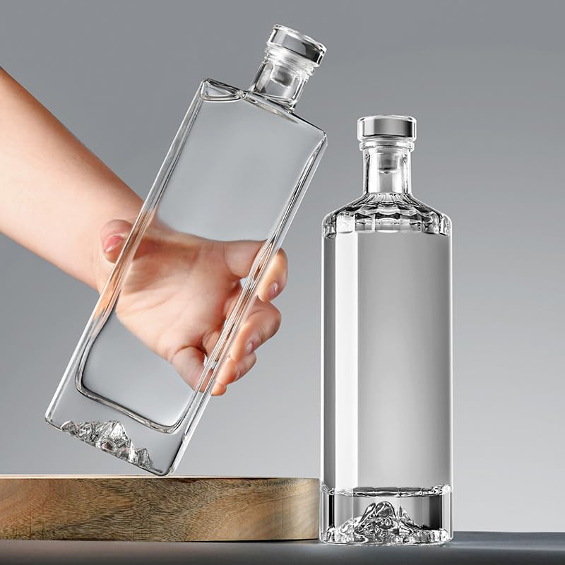 稀少 ガラス瓶 mooshuleek -ムーシュリーク- 太田潤 手吹き硝子工房 リキュール瓶